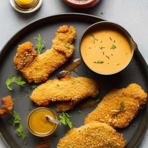 Baked Chicken Tenders with Honey Mustard Sauce