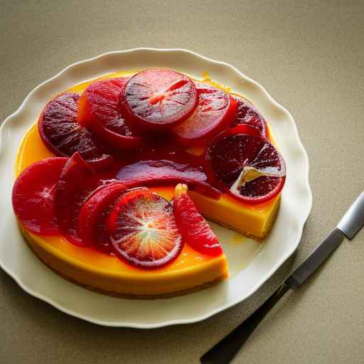 Blood Orange Flan