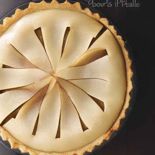 Bourbon Vanilla Pear Pie