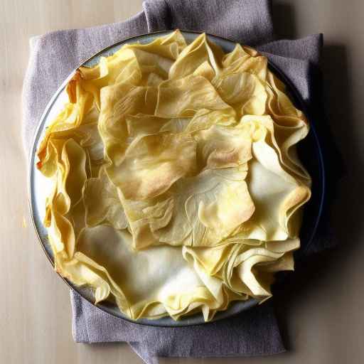 Cabbage and Onion Filo Pie
