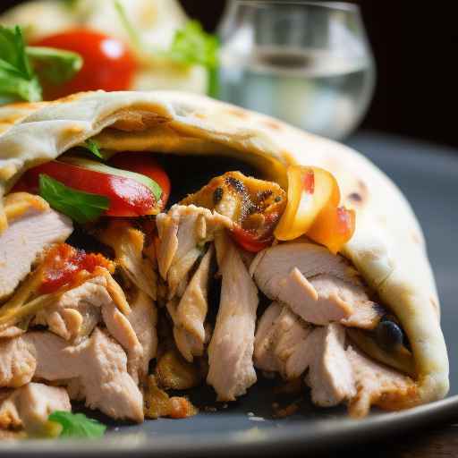 Chicken Shawarma Calzone
