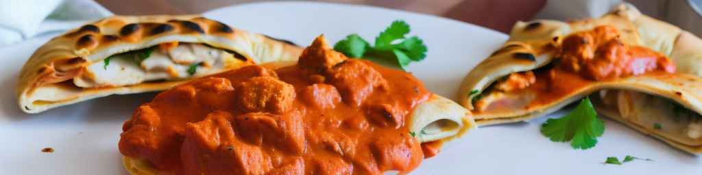 Chicken Tikka Masala Calzone