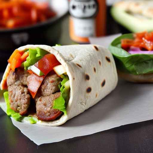 Chipotle Burger Wraps