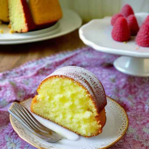 Easter Lemon Raspberry Bundt Cake
