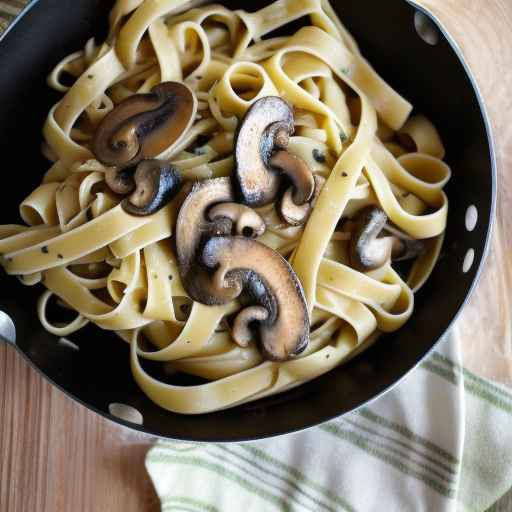 Fettuccine with Sautéed Mushrooms and Sage