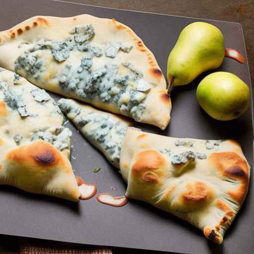 Gorgonzola and Pear Calzone