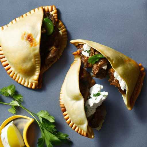 Greek Lamb and Feta Empanadas