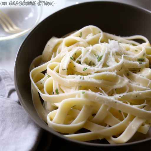 Homemade Fettuccine Alfredo