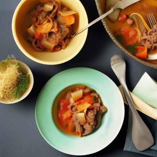 Homemade Flat Ribbons with Savory Meat Ragout