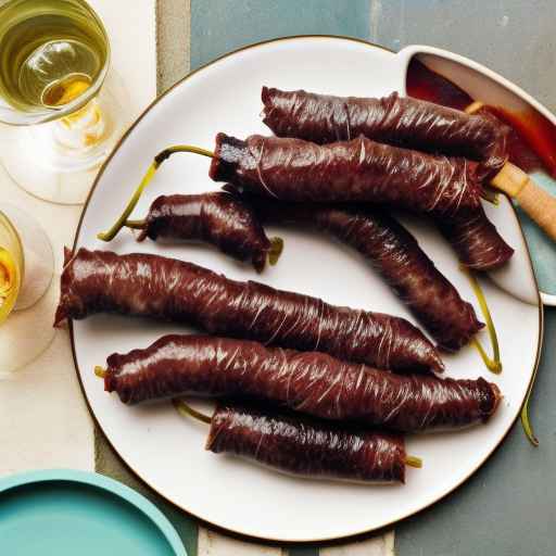 Italian Sausage and Farro Stuffed Grape Leaves