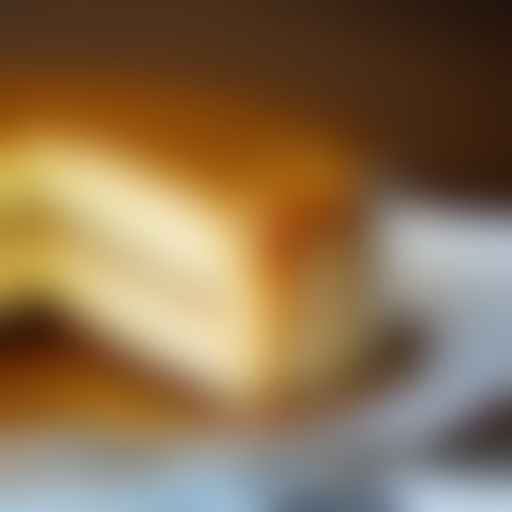 Light Caramel Custard Cake