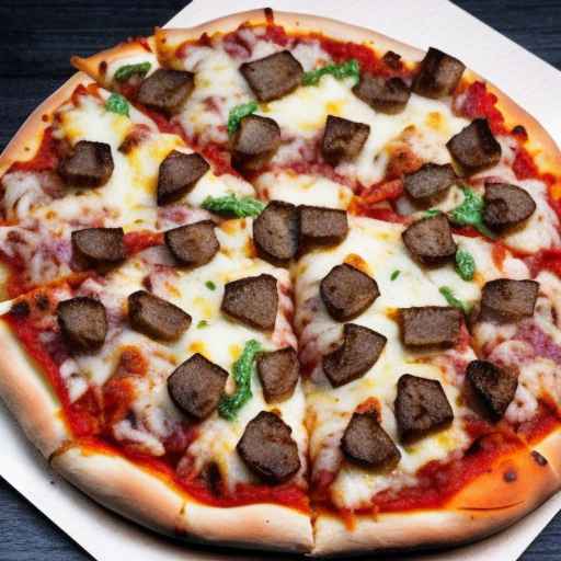 Meat lover's stuffed pizza