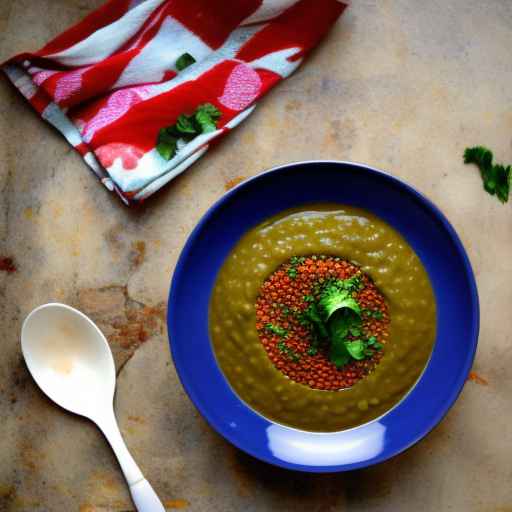 Moroccan Lentil and Couscous Soup