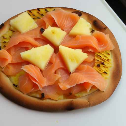 Pineapple and Smoked Salmon Pizza