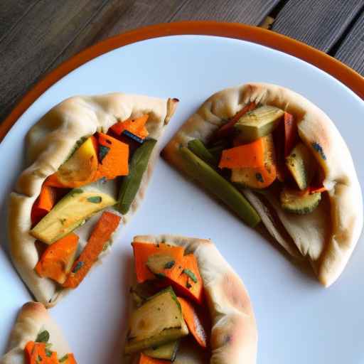 Roasted Vegetable Pita Pockets