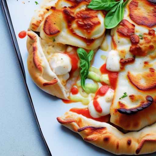 Scallops and Mozzarella Calzone