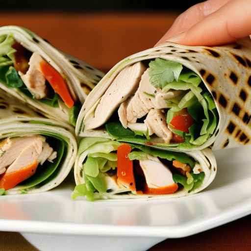 Spicy Grilled Chicken Wraps