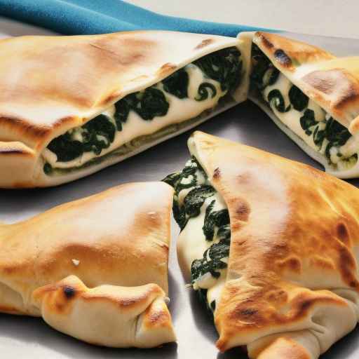 Spinach and Mozzarella Calzone