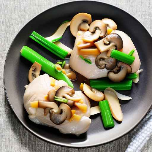 Steamed Chicken and Mushroom Gems