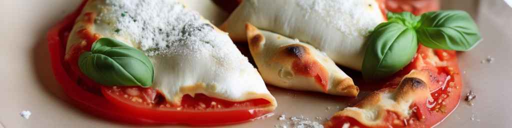 Tomato and Basil Calzone with Fresh Mozzarella