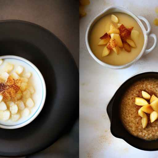 Vanilla and maple porridge