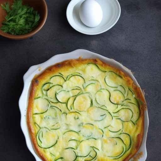 Zucchini and Mozzarella Egg Pie